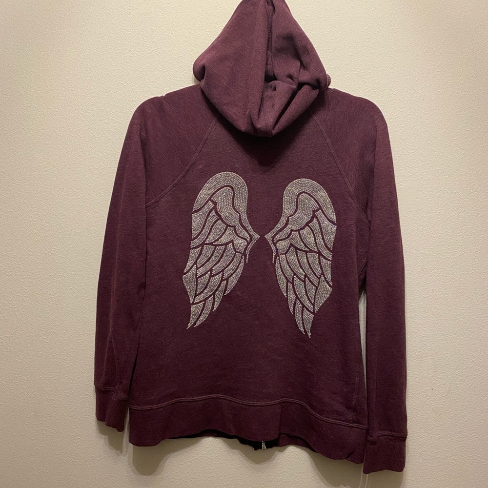 Victoria’s Secret Angel Wings Zip Up Hoodie